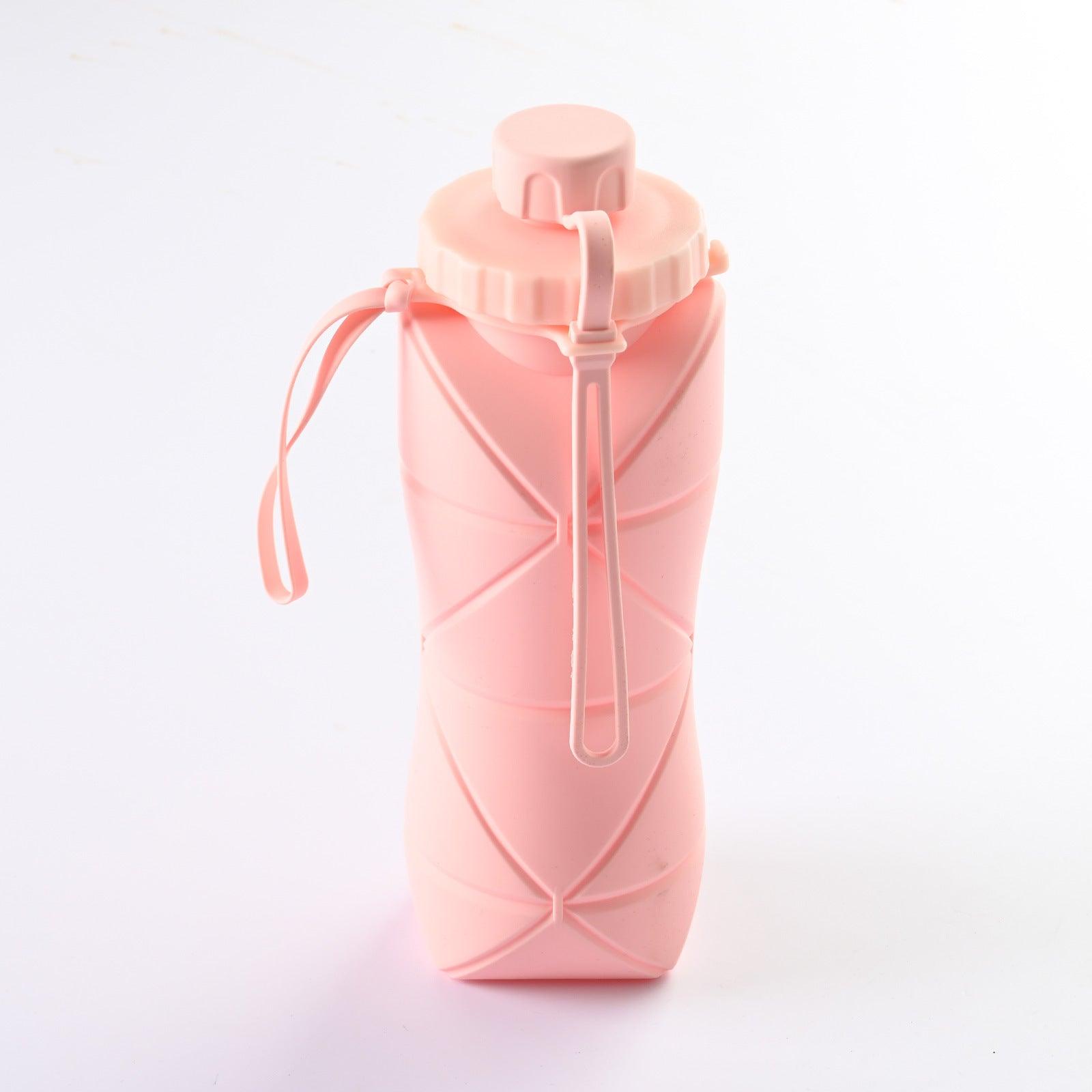 600ml Folding Silicone Water Bottle-0-KikiHomeCentre