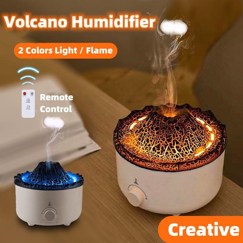 Mini Flame Volcano Humidifier-0-KikiHomeCentre