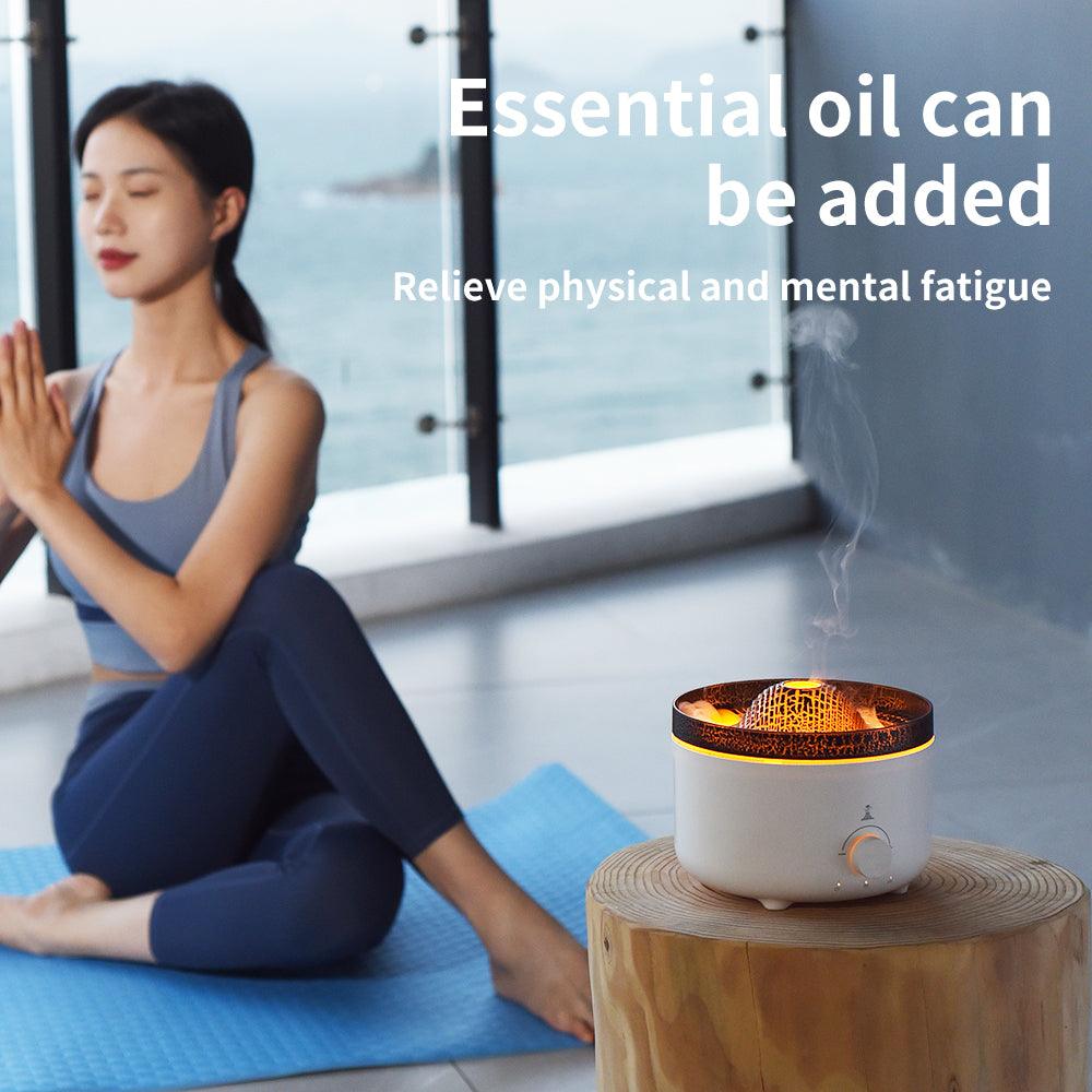 Mini Flame Volcano Humidifier-0-KikiHomeCentre