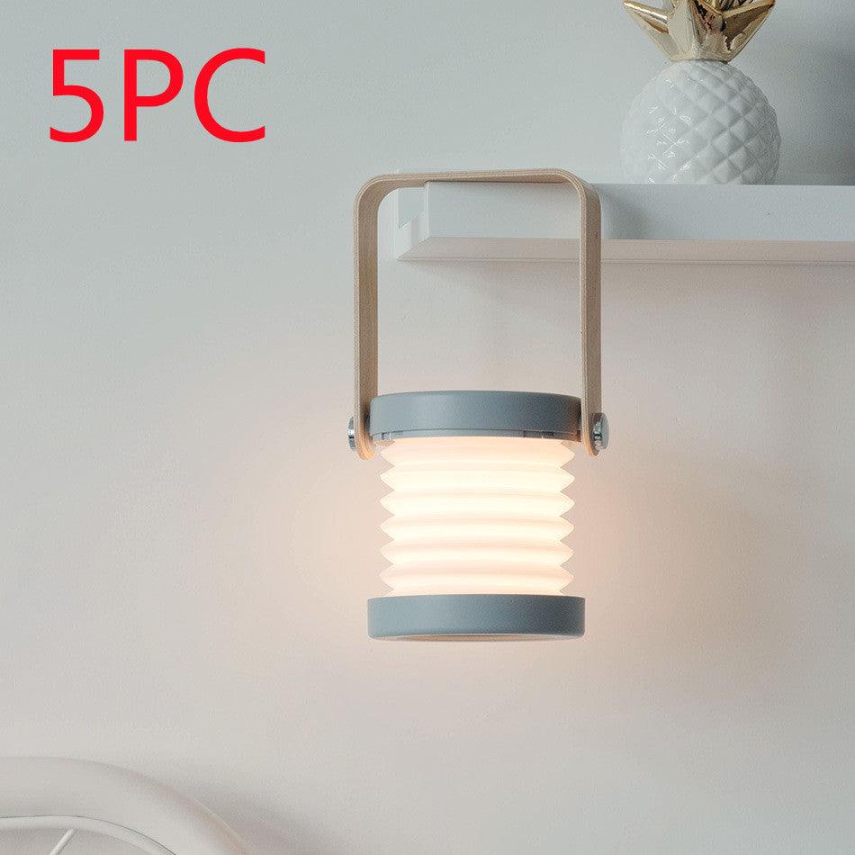 Foldable Touch Dimmable Reading LED Night Light Portable Lantern Lamp USB Rechargeable-Home-KikiHomeCentre