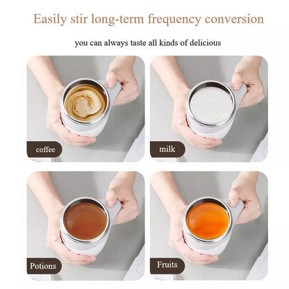 Rechargeable Automatic Stirring Coffee Cup-0-KikiHomeCentre