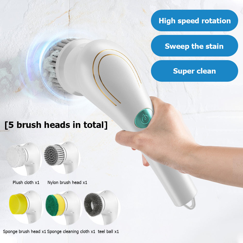 Electric Dishwashing Brush Set-0-KikiHomeCentre