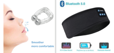 Wireless Bluetooth Sleeping Headphones Headband Thin Soft Elastic Comfortable Music Ear Phones Eye Mask For Side Sleeper Sports-0-KikiHomeCentre