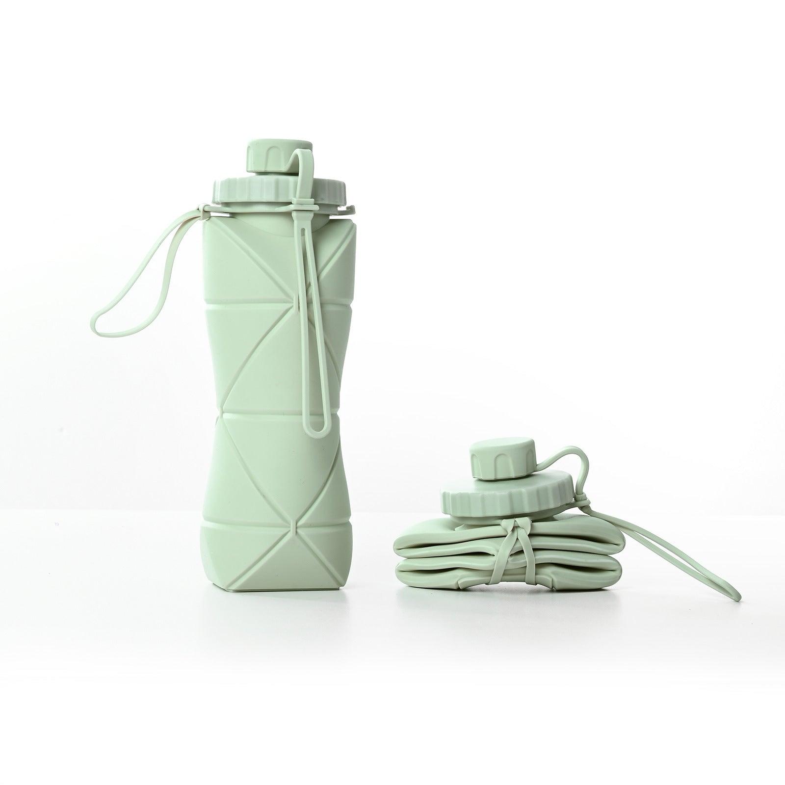 600ml Folding Silicone Water Bottle-0-KikiHomeCentre