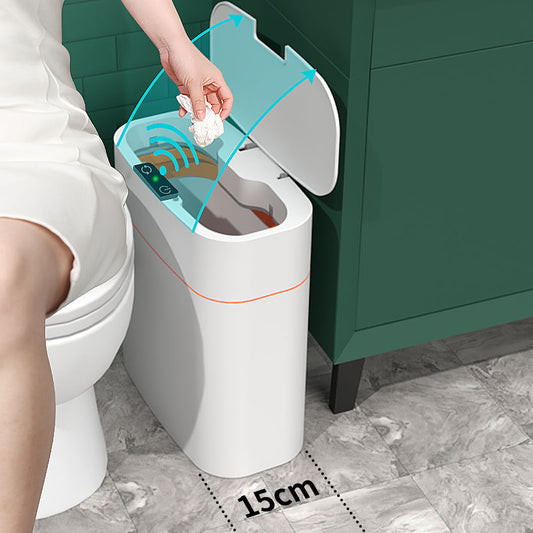 Smart Trash Can With Lid For Bedroom And Living Room Kitchen Storage Box Trash Can
