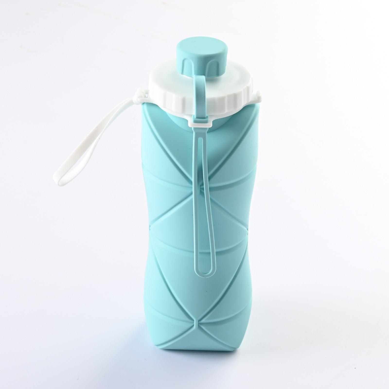 600ml Folding Silicone Water Bottle-0-KikiHomeCentre