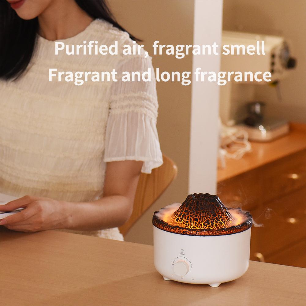 Mini Flame Volcano Humidifier-0-KikiHomeCentre