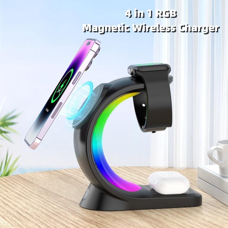 4-in-1 Magnetic Wireless Charger-Tools-KikiHomeCentre