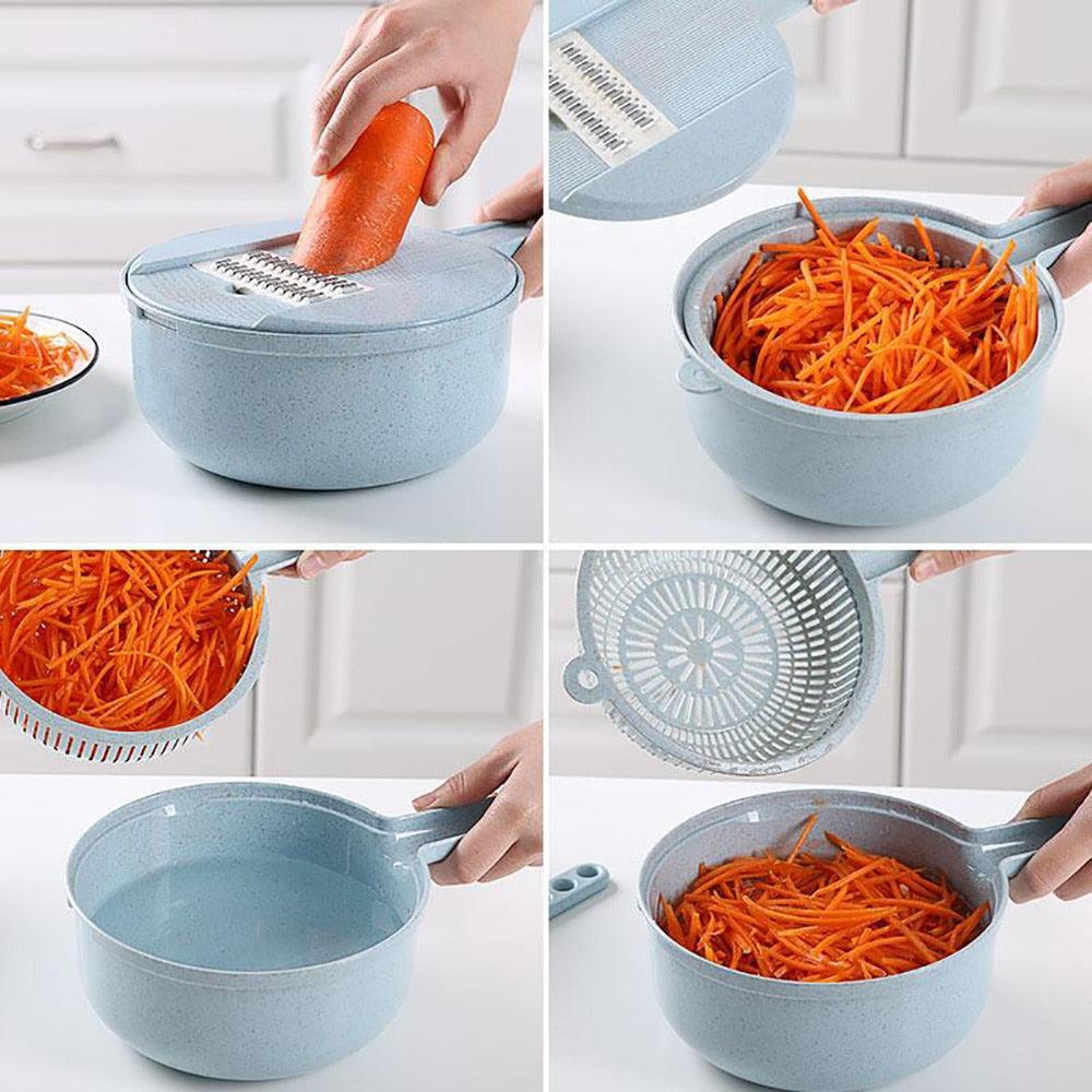 8-in-1 Mandoline Slicer-0-KikiHomeCentre