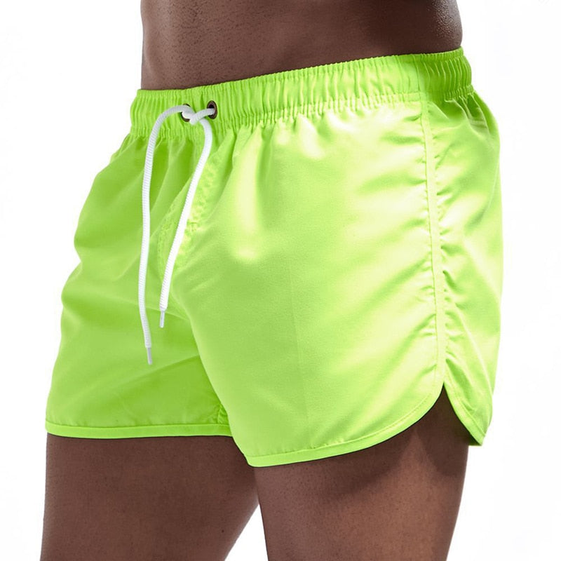 2023 Summer New men's fitness beach shorts men's summer gym exercise, beach shorts-0-KikiHomeCentre
