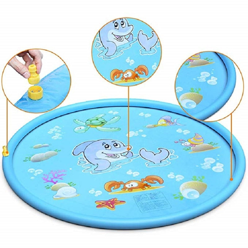 Children Play Water Mat Summer Beach, Swimming Pool Mat Kids Toys-0-KikiHomeCentre