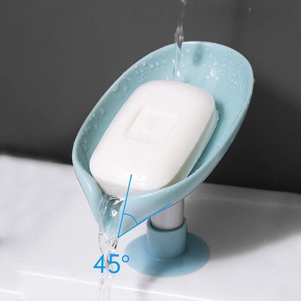 Blue Soap Box Creative Draining Soap Storage-KikiHomeCentre