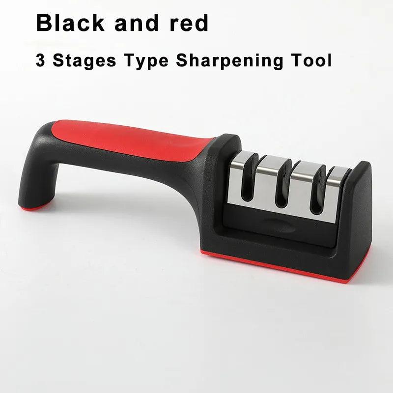 4-in-1 Stainless Steel Knife Sharpener-KikiHomeCentre