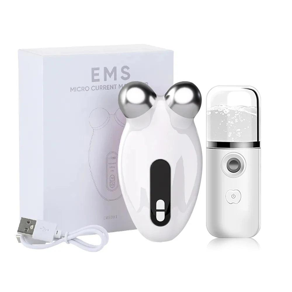 Facial Massager EMS Microcurrent Roller-KikiHomeCentre