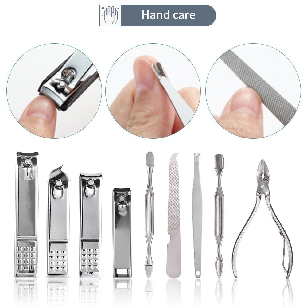 Manicure Set Stainless Steel Nail Clippers Cuticle Nipper-KikiHomeCentre