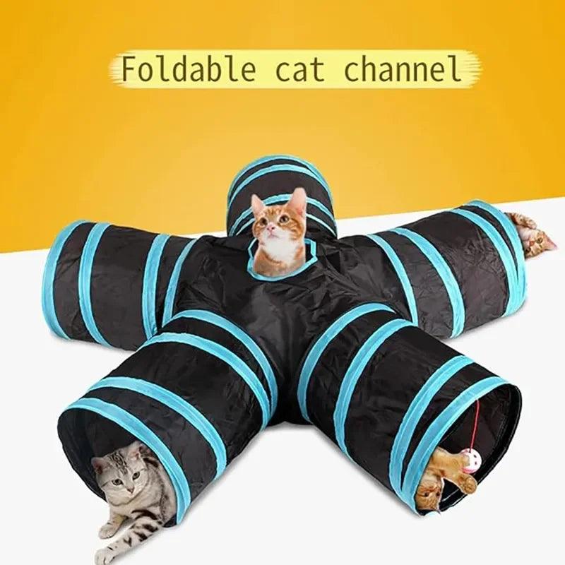 Wear-resistant Cat Play Tunnel Toy-KikiHomeCentre