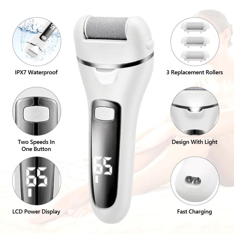 Electric Foot File Callus Remover-KikiHomeCentre