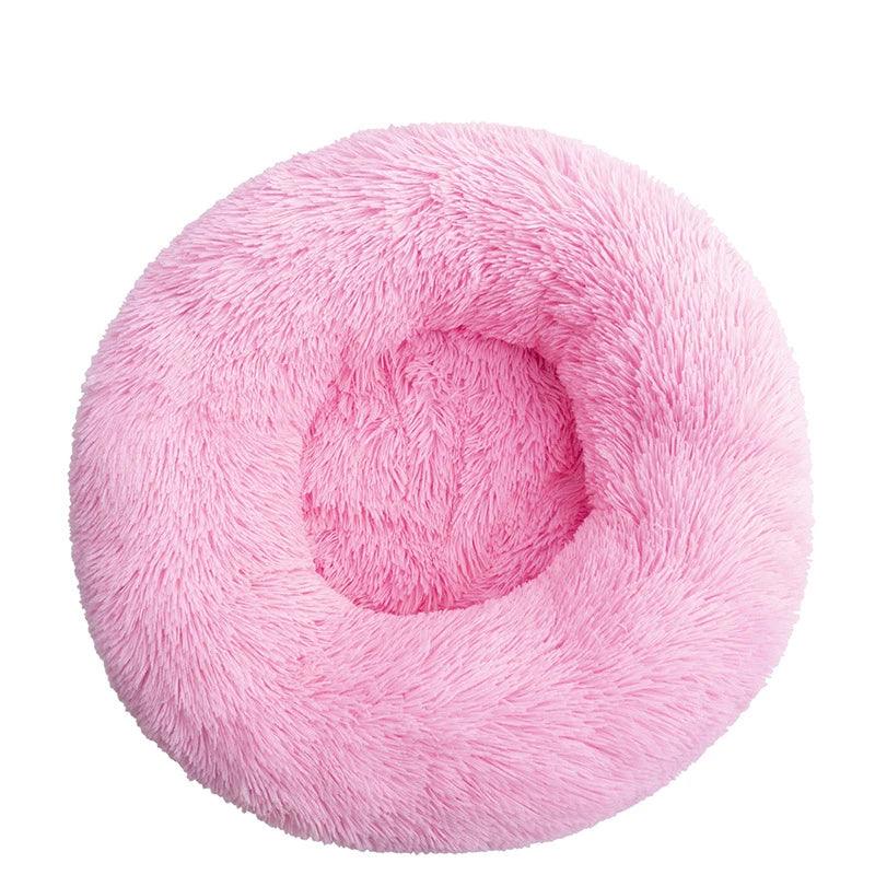 Pet Dog Comfortable Donut Cuddler Round Bed-KikiHomeCentre