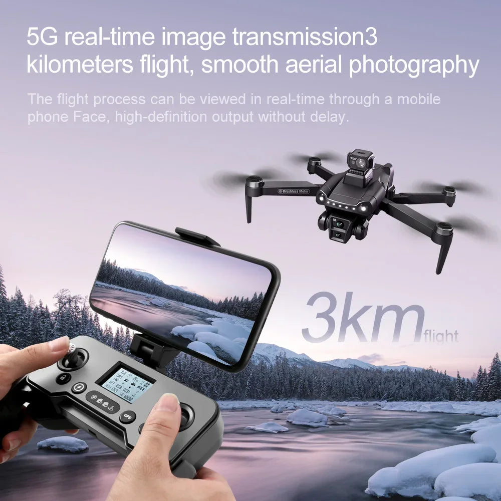 Xiaomi Mijia V198GPS Drone 4K Profesional FPV Brushless Laser obstacle avoidance Aerial Optical Foldable Quadcopter Mini 8K Dron