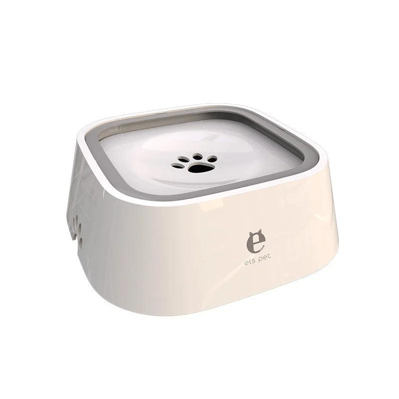 Dog Drinking Water Bowl Floating Non-Wetting Mouth Cat Bowl Without Spill Drinking Water Dispenser Plastic Anti-Over Dog Bowl-pets-KikiHomeCentre