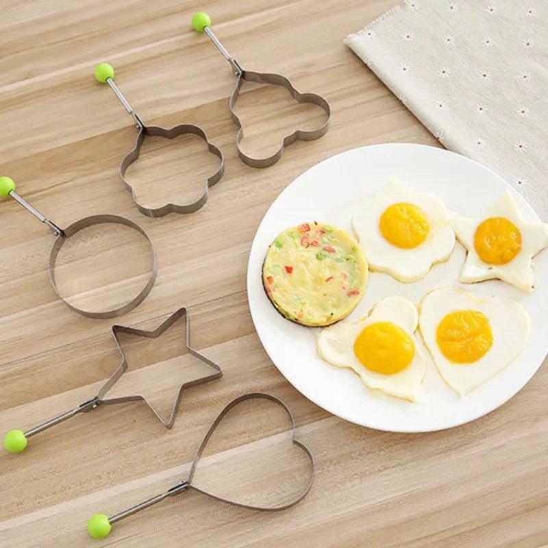 Stainless Steel 5Style Fried Egg Pancake Shaper-KikiHomeCentre