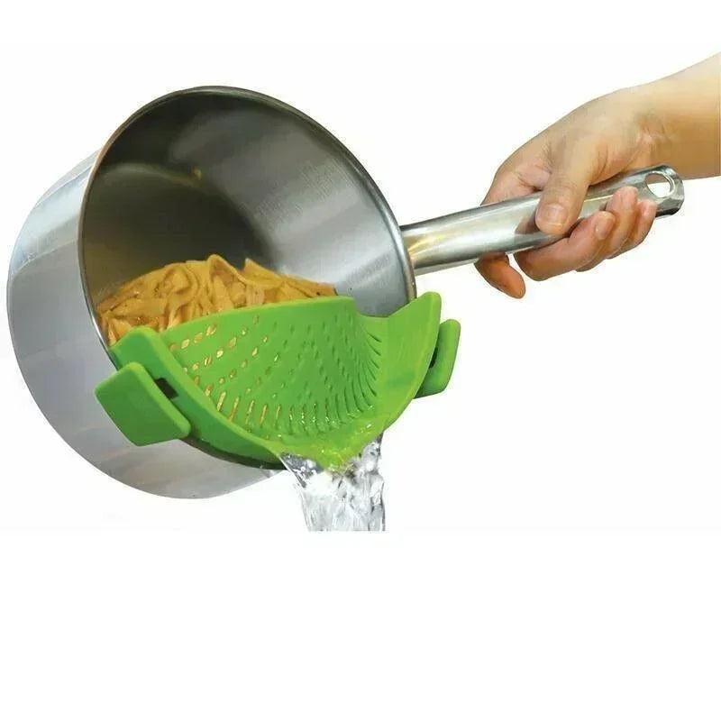 Vegetables Fruit Silicone Clip On Strainer Colander-KikiHomeCentre