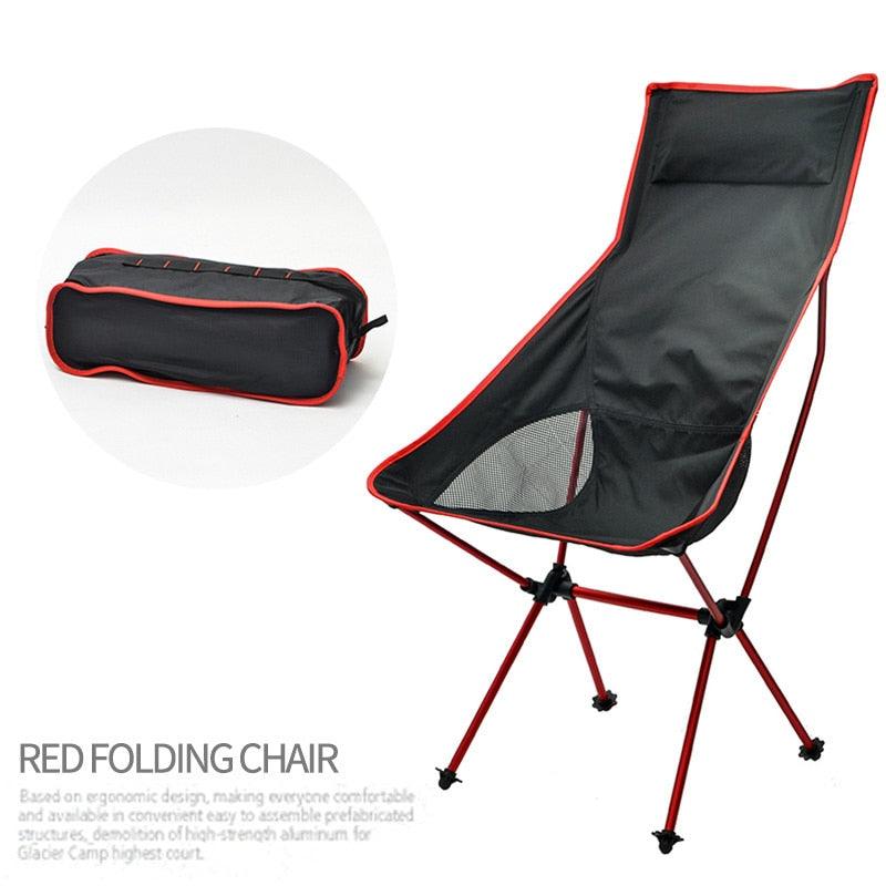 Detachable Portable Folding Moon Chair Outdoor Camping Chairs Beach Fishing Chair-KikiHomeCentre