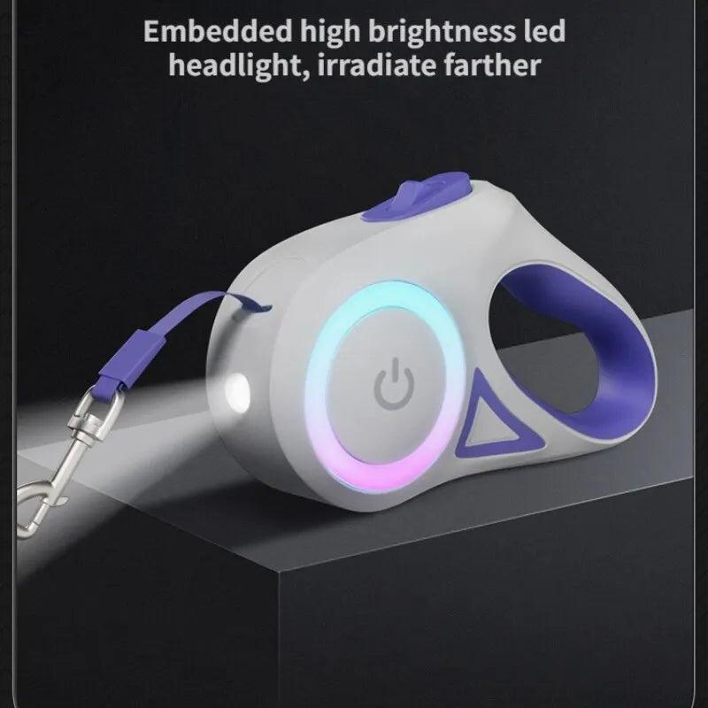 5M/3M LED Flashlight Pet Leash-KikiHomeCentre