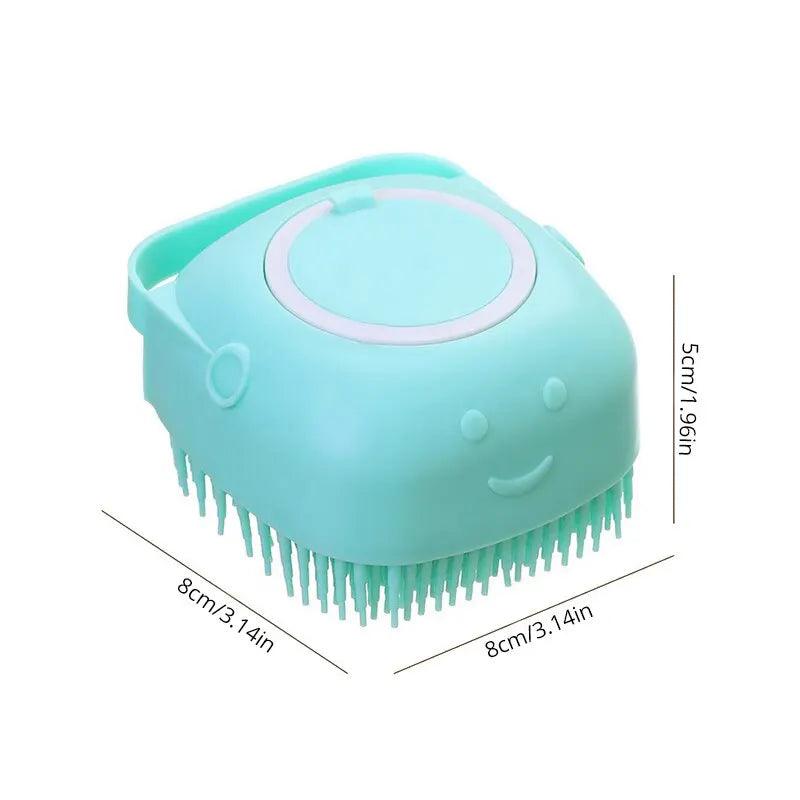 Pet Soft Silicone Massage Bathing Brush-KikiHomeCentre