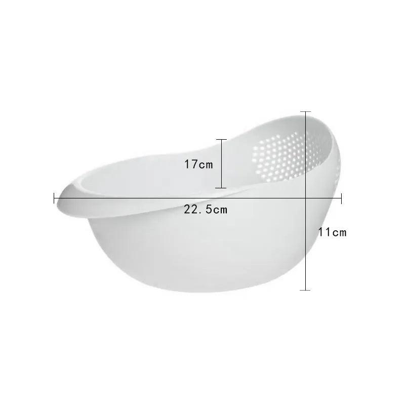 Kitchen Rice Sieve Plastic Colander-KikiHomeCentre