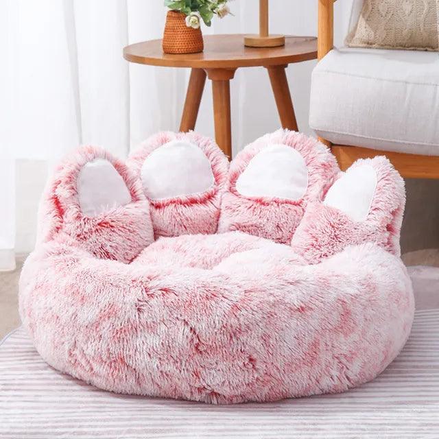 Dog Sofa Cute Bear Paw Shape Bed-KikiHomeCentre