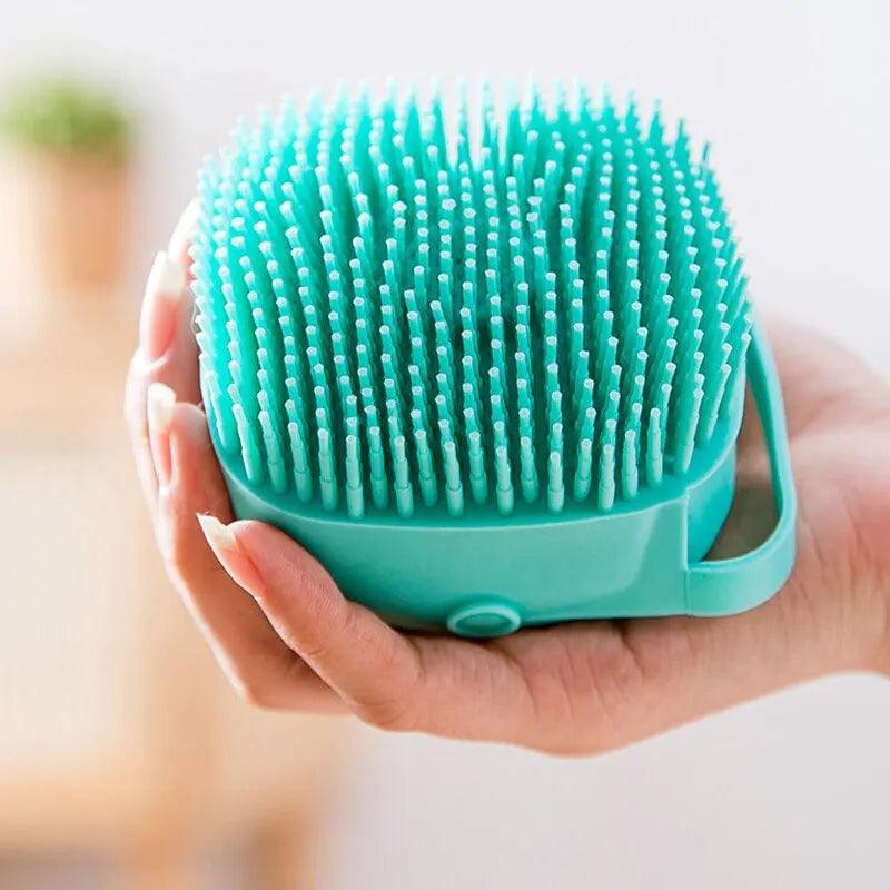 Pet Soft Silicone Massage Bathing Brush-KikiHomeCentre