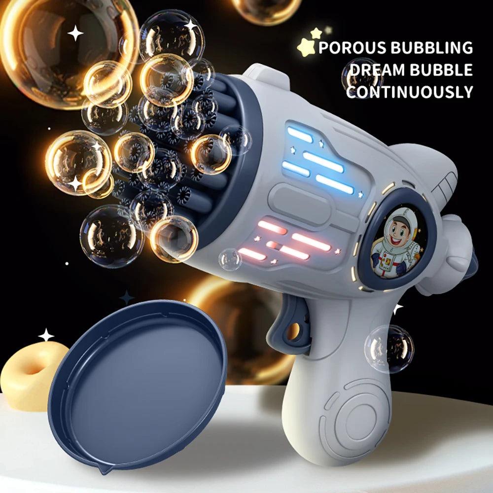 Kids Electric Automatic Bubble Gun Toys-KikiHomeCentre