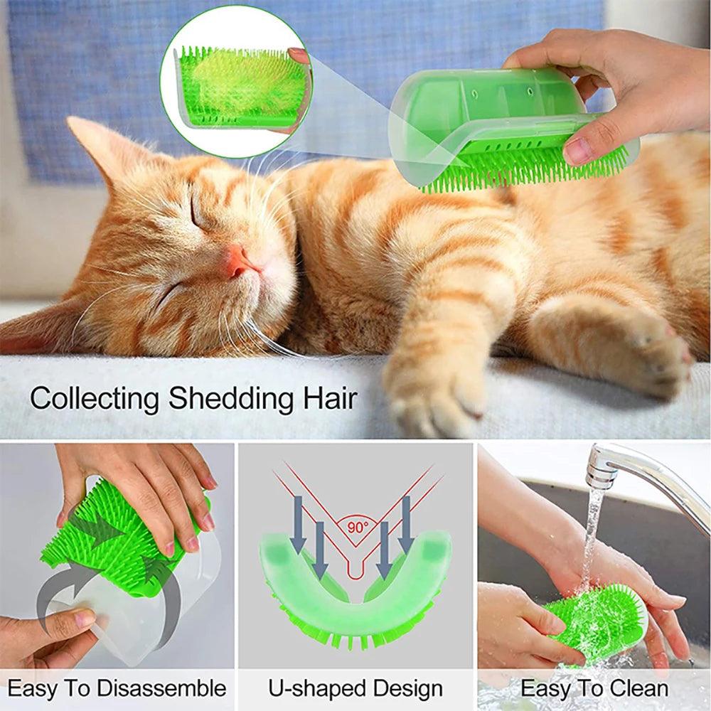 Cat Scratcher Massager Grooming Brush-KikiHomeCentre