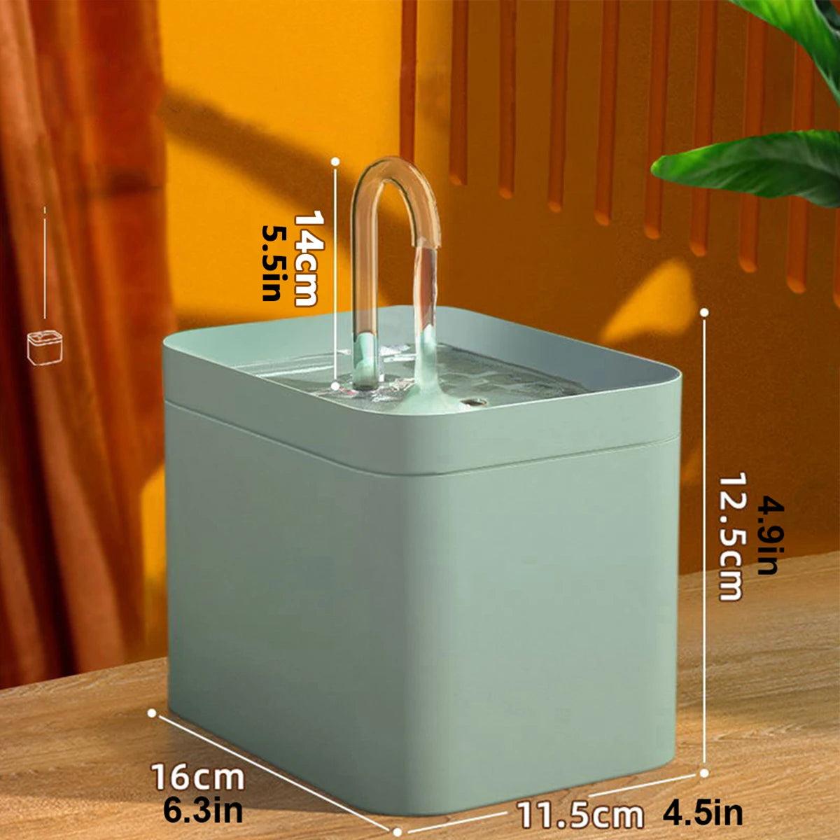 1.5L Cat Water Fountain Auto Filter-KikiHomeCentre