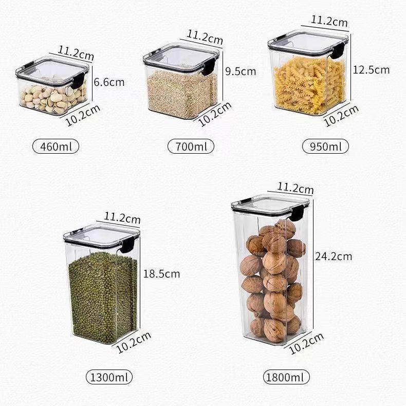 Sealed plastic food storage box cereal candy and other things-KikiHomeCentre