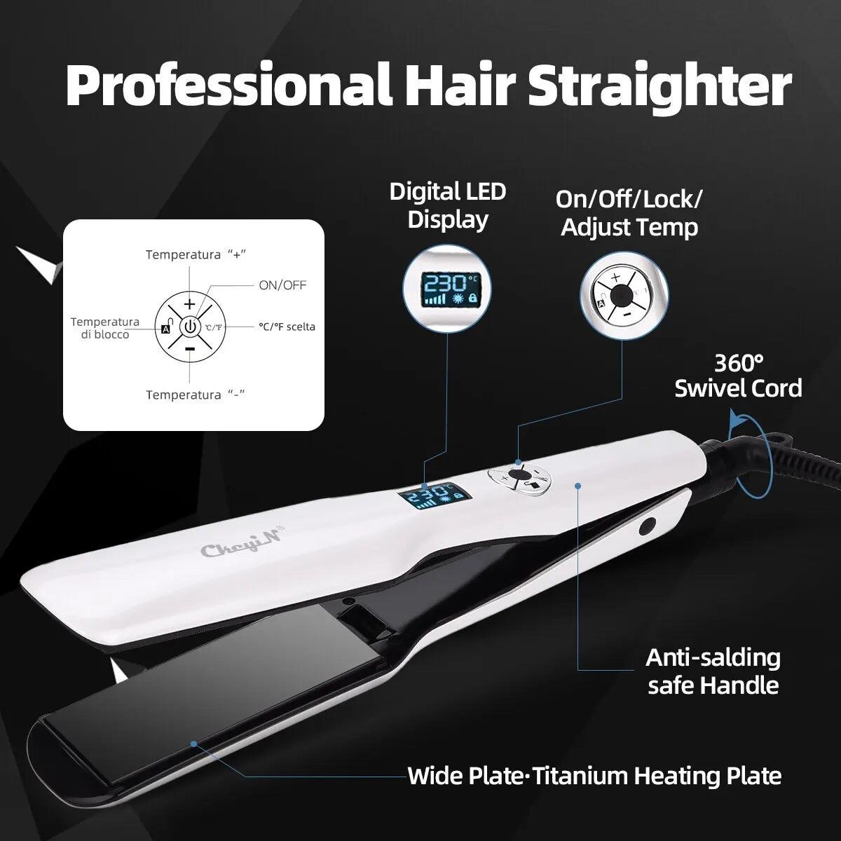 LCD Hair Straightener-Women-KikiHomeCentre