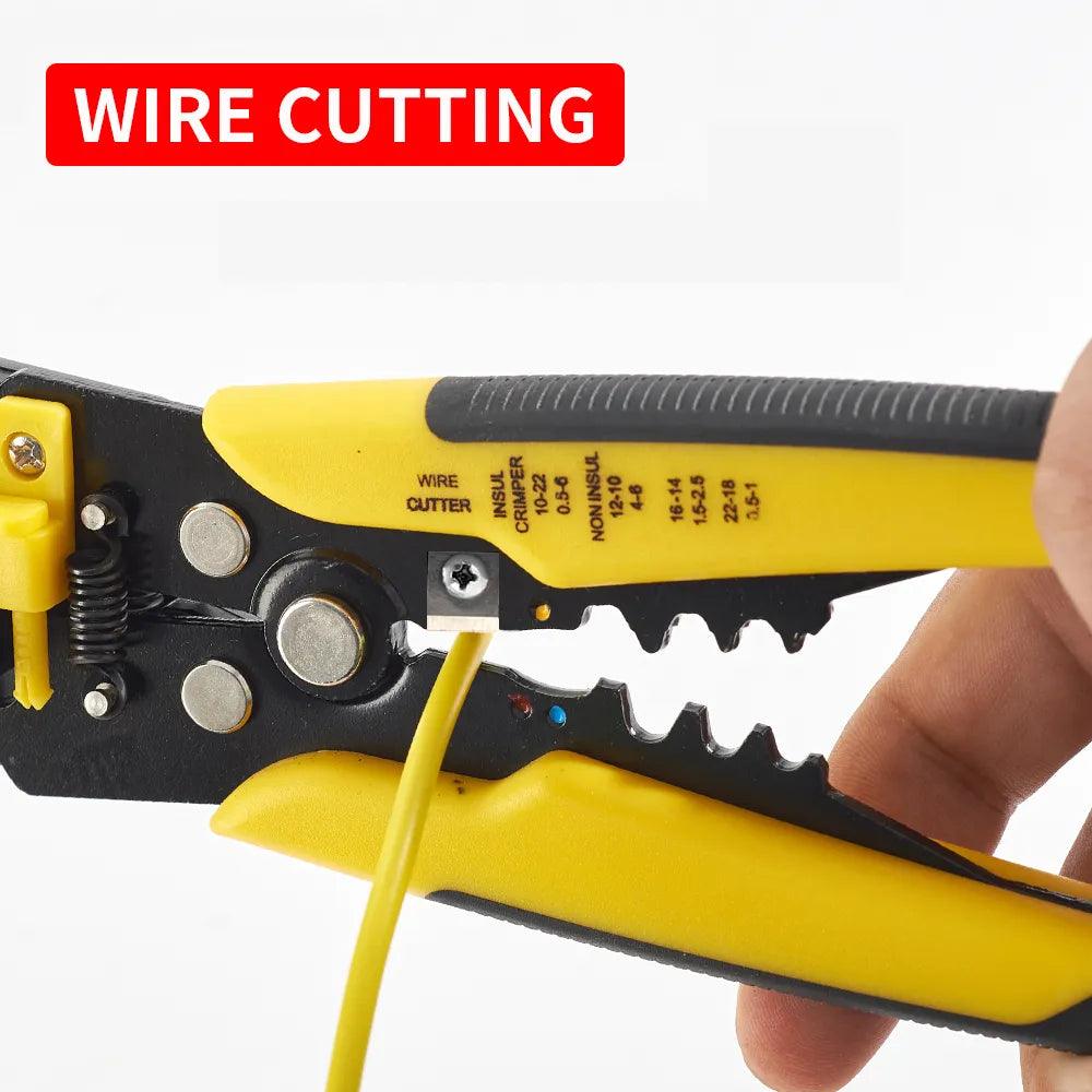 Self-Adjusting Wire Stripper,Cable Cutter Crimper-KikiHomeCentre