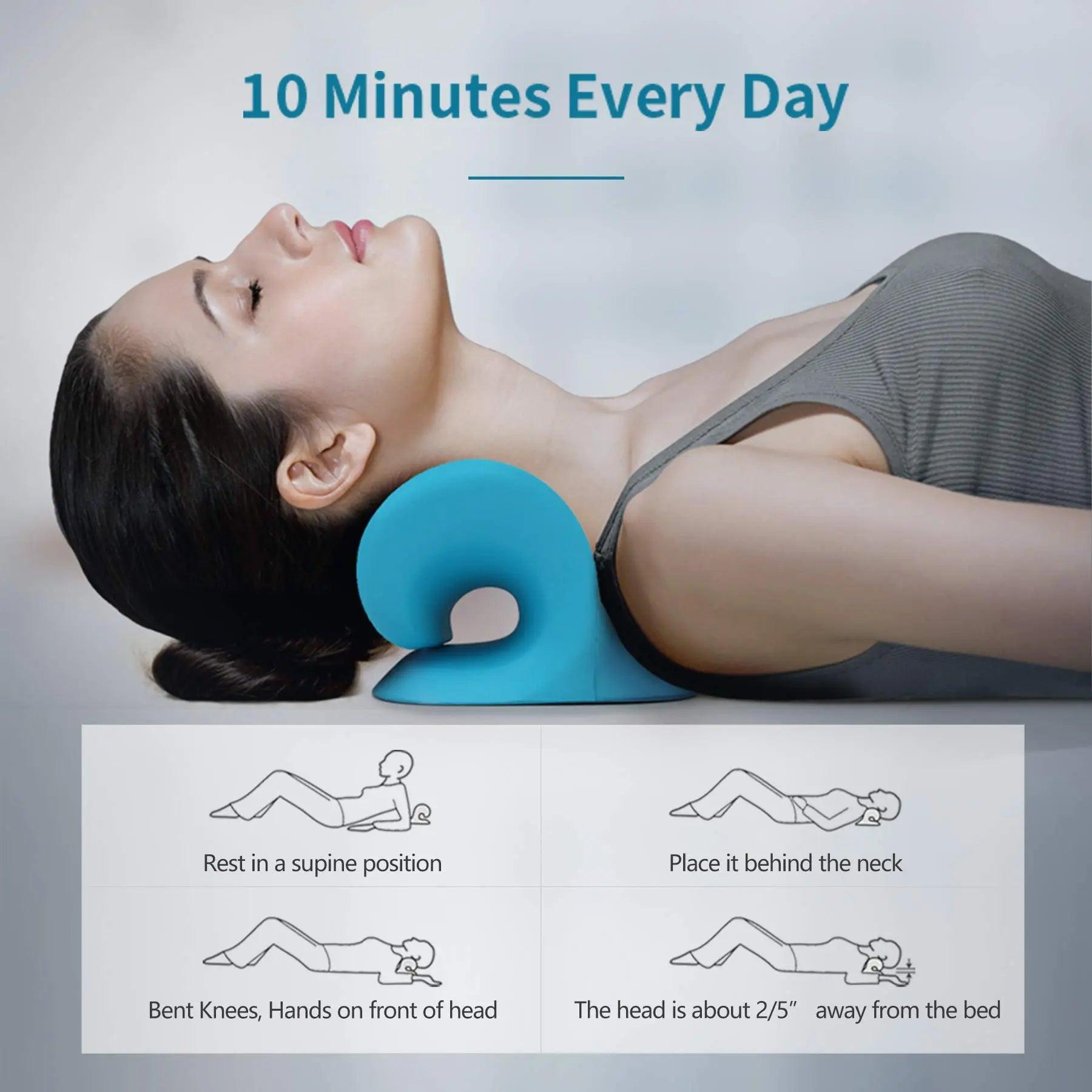 Pain Relief Neck Shoulder Stretcher Pillow-KikiHomeCentre