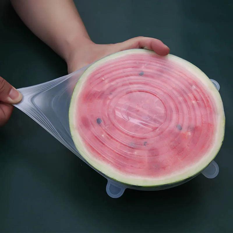 6Pcs Silicone Stretch Lid Food Packaging Bowl-KikiHomeCentre