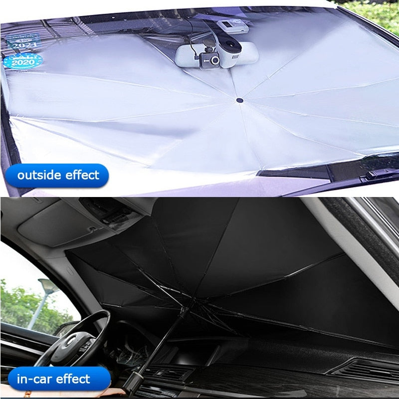 Car Sun Shade Summer Protector Parasol Auto Front Window-0-KikiHomeCentre