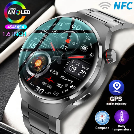 HUAWEI GT4 Pro GPS NFC Smart Watch Men 2024  Waterproof