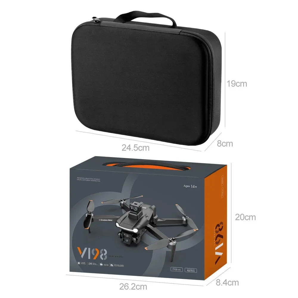 Xiaomi Mijia V198GPS Drone 4K Profesional FPV Brushless Laser obstacle avoidance Aerial Optical Foldable Quadcopter Mini 8K Dron