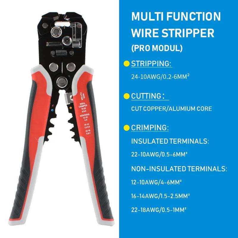 Self-Adjusting Wire Stripper,Cable Cutter Crimper-KikiHomeCentre