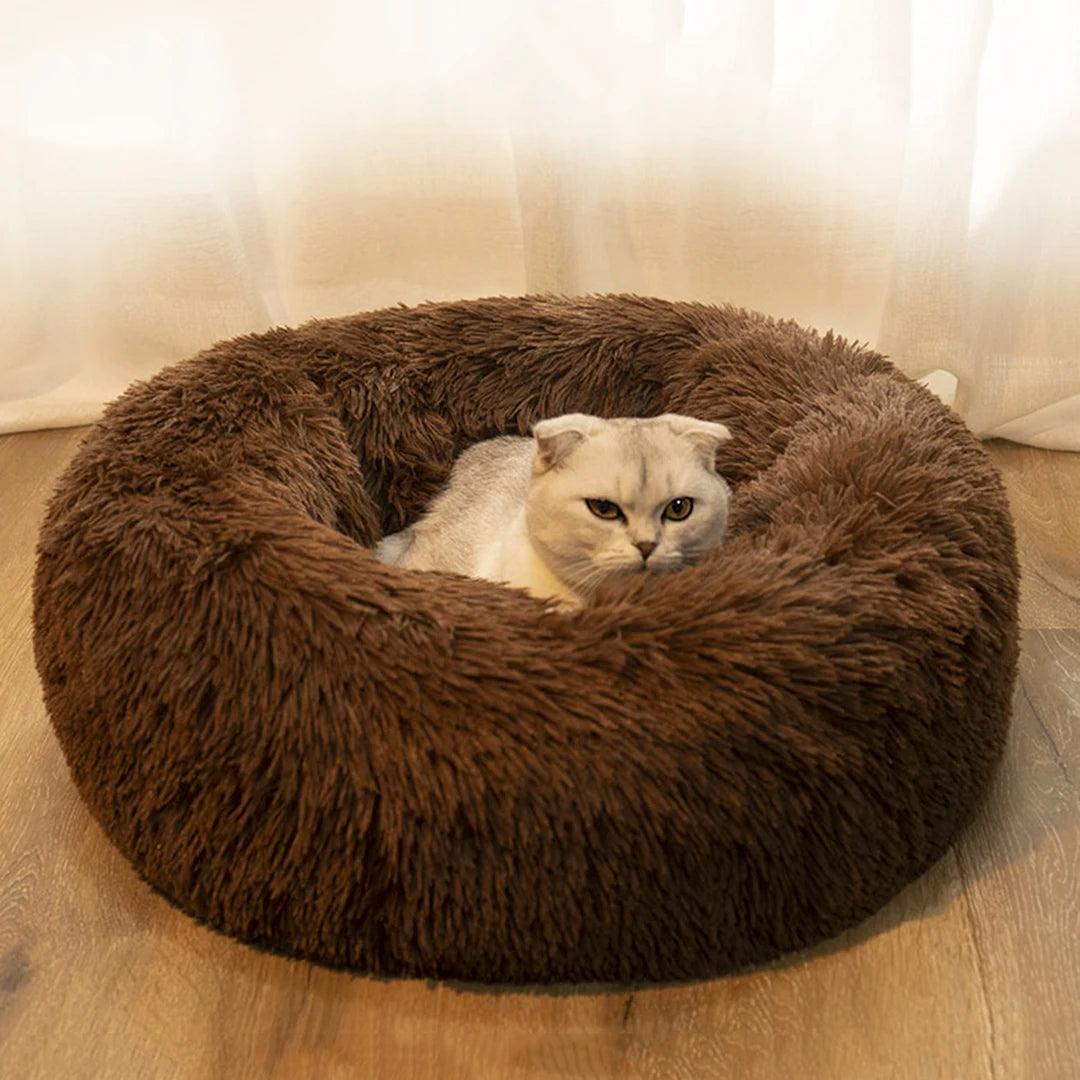 Pet Dog Comfortable Donut Cuddler Round Bed-KikiHomeCentre