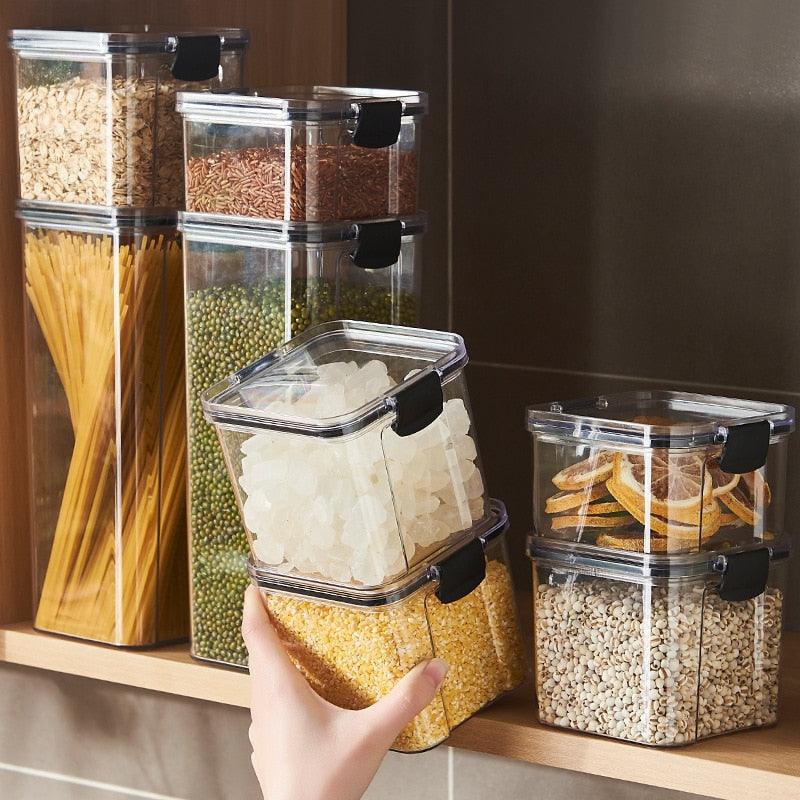 Sealed plastic food storage box cereal candy and other things-KikiHomeCentre