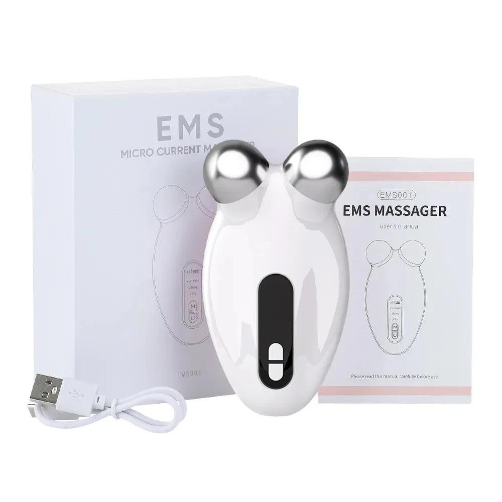 Facial Massager EMS Microcurrent Roller-KikiHomeCentre