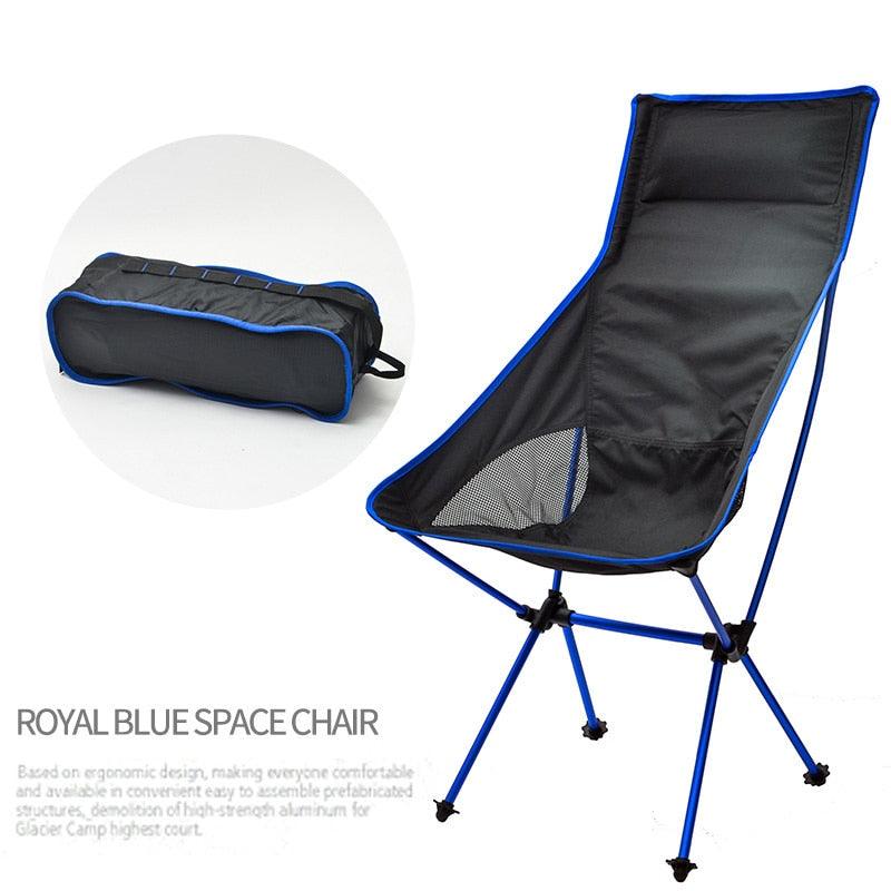 Detachable Portable Folding Moon Chair Outdoor Camping Chairs Beach Fishing Chair-KikiHomeCentre