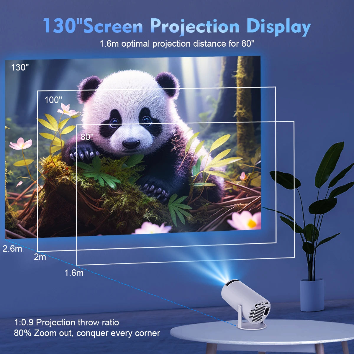 HY300 Pro 4K Projector