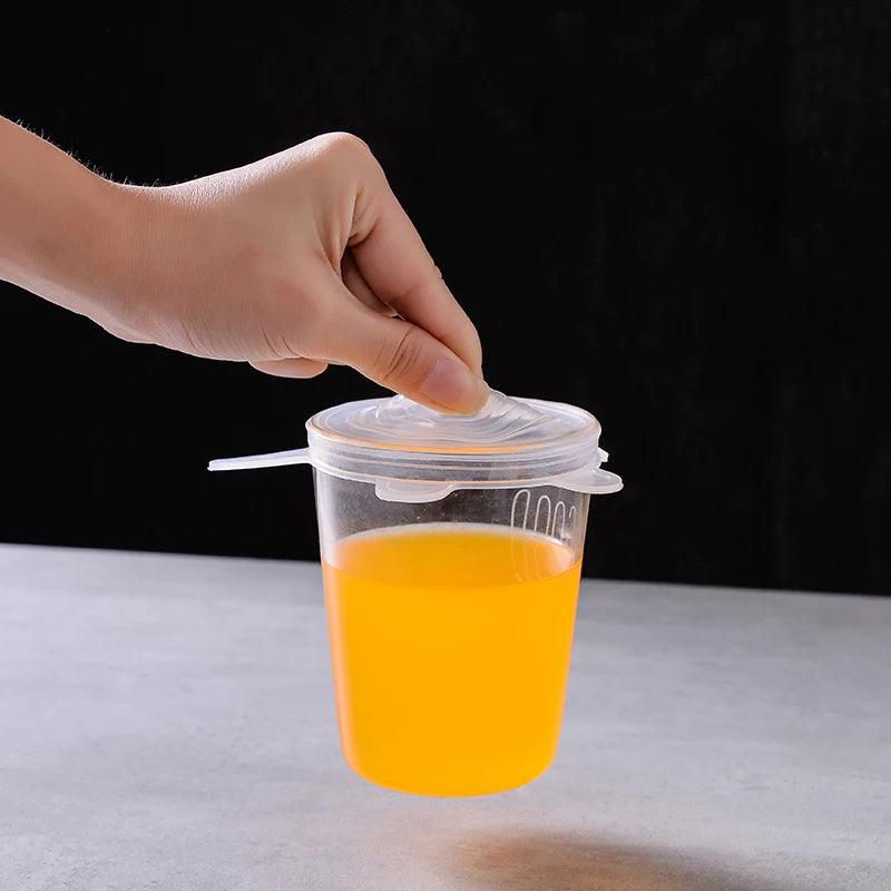 6Pcs Silicone Stretch Lid Food Packaging Bowl-KikiHomeCentre